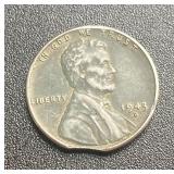 1943d Clipped Planchet Error