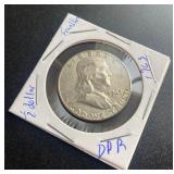 90% Silver 1963 Franklin 1/2 Dollar