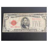 1928 $5 Federal Reserve Red Note