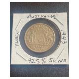 92.5 Silver 1943 Australian Floren