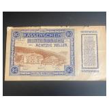 1920 Austrian Noigeld Note Fallowing WW1