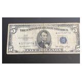 1953 $5 Silver Certificate