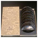 8 Chippendale Coasters/Trays Silver Plated