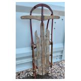 Vintage Metal/Wood Sled