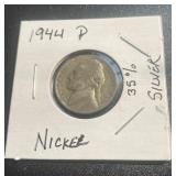35% Silver 1944 Jefferson Nickel