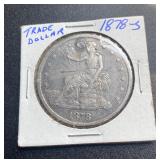90% Silver 1878s United States Trade Dollar