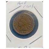 1891 Indian Head 1 Cent