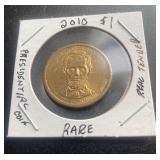 Rare 2010 Abraham Lincoln Presidential Dollar