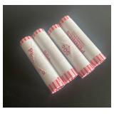 4 Bank Roll Pennies Untampered