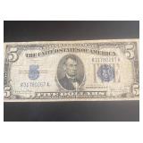 1934o $5 Silver Certificate