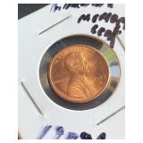 1989D Lincoln Memorial Cent ERROR