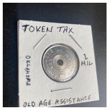 Oklahoma Tax Token Old Age Assistants Token