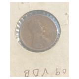 1909 VDB Lincoln Wheat Cent