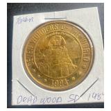 1994 7 Wonders Deadwood Token