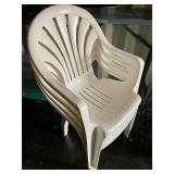 Set Of 4 Heavy Duty Plastic Lawn Chairs