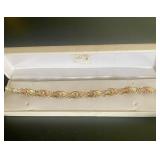 12 Karat Black Hills Gold Bracelet  18.68 Grams