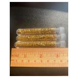 3 Vials 24K Gold Flakes