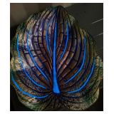 Glowing Glass Decorative Bowl 18'x14'x3'