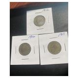 1910 1911 1912 Liberty V Nickels