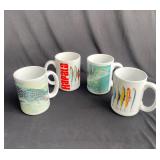 4 Rapala Fishing Coffee Cups