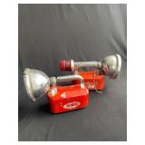 2 1953 Antique Big Beam Flashlights