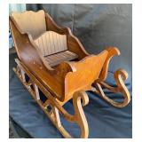 Antique Hand Made Baby Sled December 1997
