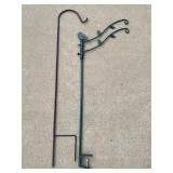2- 4' Metal Plant Hooks/ Holders