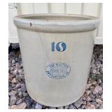 Large Stoneware Crock #10 17' Tall x 16 wide