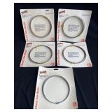 5 New Band Saw Blades- Various Sizes