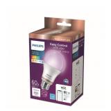 Lot # : 208 - 2pk Philips Smart Wi-Fi Connected LED 60-Watt A19