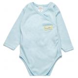 ROCKETBABY Bodysuit Kimono Long Sleeve Baby Blue