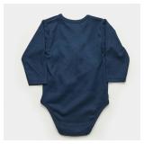 ROCKETBABY Bodysuit Kimono Long Sleeve Navy