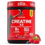 Six Star Creatine Monohydrate Powder, X3 EXP 4/26