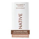 Native Coconut Vanilla Plastic Free Deo 2.65oz
