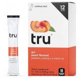 Tru Gut Seltzer Pre/Probiotic Peach 12pk EXP 12/26