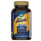Alive! Menï¿½s 50+ Ultra Potency Multivitamin 150ct