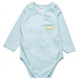 ROCKETBABY Bodysuit Kimono Long Sleeve Baby Blue