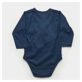 ROCKETBABY Bodysuit Kimono Long Sleeve Navy