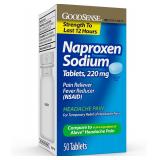 2-GoodSense Naproxen Sodium 220mg Pain Relief 50ct