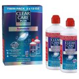 TWIN PACK Clear Care HydraGlyde Solution 12oz