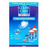 CLEAR CARE Triple Action Contact Lens Solution 2pk