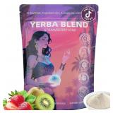 Yerba Mate Strawberry Kiwi Instant Tea Powder