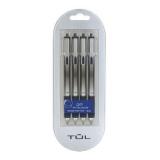TUL GL Series Retractable Gel Pens Blue 4ct