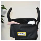 RocketBaby Stroller Organizer Bag Black with Zip