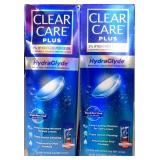2 pack Clear Care Plus Cleaning HydraGlyde 12 oz.