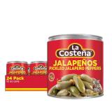 CASE OF 24 LA COSTENA Whole Jalapenos 7oz EXP 7/27