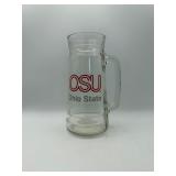 Vintage Ohio State OSU Glass Pitcher Mug