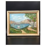 1967 Hudson River Oil Painting by J. Burchfield
