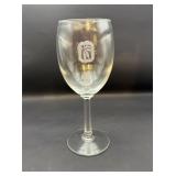 Etched Ohio State Buckeyes Wine Glass Goblet