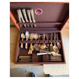 95-Pc Mixed Silver Flatware & Nakenï¿½s Chest